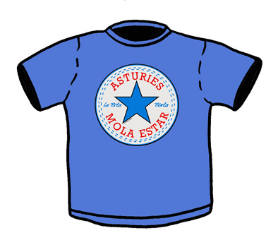 CAMISETA ASTURIES MOLA ESTAR